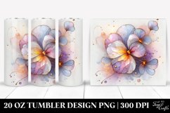 Shiny Pansy Tumbler Product Image 1