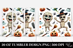 Funny Halloween Mummy 20 Oz Tumbler Product Image 1
