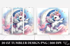 Baby Unicorn Dancing 20 Oz Tumbler Product Image 1
