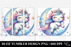 Baby Unicorn Dancing 20 Oz Tumbler Product Image 1