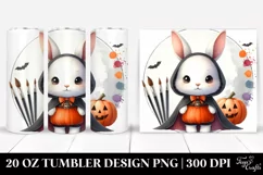 Simple Halloween Bunny 20 Oz Tumbler Product Image 1