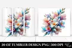Abstract Shiny Freesia 20 Oz Tumbler Product Image 1