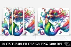 Funny Jumping Mermaid | 20 oz Tumbler Product Image 1