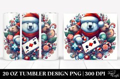Christmas PNG 20 Oz Tumbler Design Product Image 1