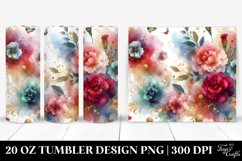 Colorful Small Carnation Tumbler Product Image 1