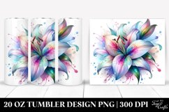 Glossy Lily Tumbler Product Image 1