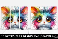 Colorful Baby Rabbit with Crazy Eyes | 20 oz Tumbler Product Image 1