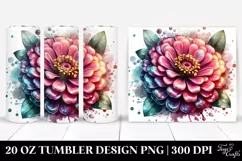 Shiny Zinnia | 20 oz Tumbler Product Image 1