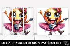 Funny Chibi-Style Flower 20 Oz Tumbler Product Image 1