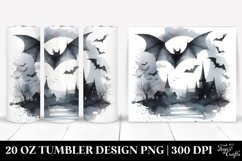 Simple Bat Watercolor Design | 20 oz Tumbler Product Image 1