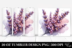 colorful,watercolor,Shiny Lavender Golden | 20 Oz Tumbler Product Image 1