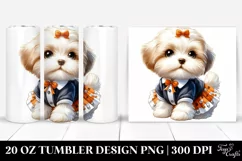 Enthusiastic Havanese Halloween 20 Oz Tumbler Product Image 1