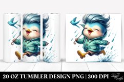 Aggressive Baby Bird with Cool Haircut 20 Oz Tumbler Product Image 1