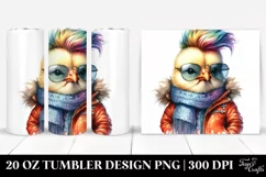 Revolted Baby Chicken Tumbler Design Product Image 1