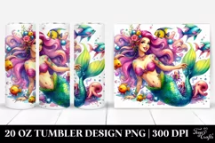 Funny Mermaid | 20 oz Tumbler Product Image 1
