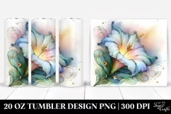 a Abstract Pastel Morning Glory | 20 oz Tumbler Product Image 1