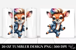 Cute Baby Deer Dancing | 20 oz Tumbler Product Image 1