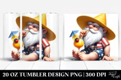 Pastell Gnome Beach Wear | 20 Oz Tumbler Product Image 1
