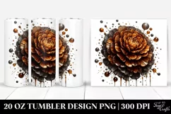 Detailed Marigold | 20 oz Tumbler Product Image 1