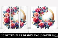 Vibrant Roses Frame 20 oz Tumbler Product Image 1