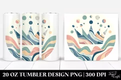 Simple Pastel Crown 20 Oz Tumbler, Transparent Product Image 1