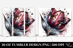 Detailed Tulip | 20 oz Tumbler Product Image 1