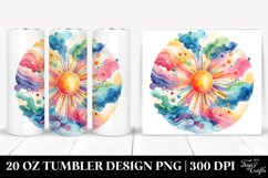 Colorful Pastel Sun 20 oz Tumbler Product Image 1