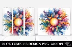 Colorful Sun 20 oz Tumbler Product Image 1