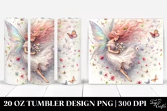 Pastel Fairy Spring Petals | 20 oz Tumbler Product Image 1