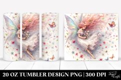 20 Oz Tumbler Sublimation | Tumbling Fairy with Spring Product Image 1