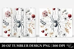 Simple Spider Watercolor Design | 20 oz Tumbler Product Image 1