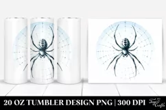 Simple Spider Watercolor Design | 20 oz Tumbler Product Image 1