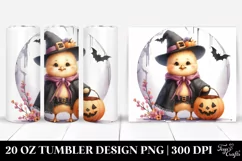 Washed Watercolor Baby Chicken for Halloween 20 Oz Tumbler Product Image 1