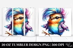 Cute Baby Bird Dancing | 20 oz Tumbler Product Image 1