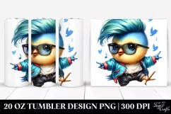 Cute Baby Bird Dancing | 20 oz Tumbler Product Image 1