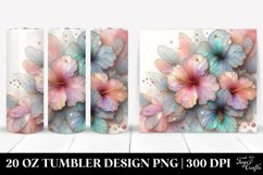Hibiscus Tumbler Art Product Image 1