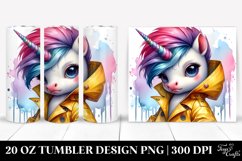 Expressive Baby Unicorn Tumbler Product Image 1