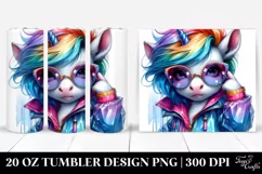 Vibrant Baby Unicorn Tumbler Product Image 1