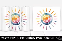 Colorful Simple Sun | 20 Oz Tumbler Product Image 1