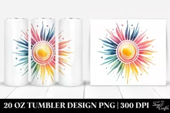 Colorful Simple Sun | 20 Oz Tumbler Product Image 1
