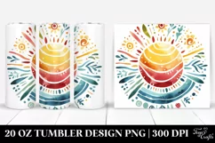 Colorful Simple Sun | 20 Oz Tumbler Product Image 1
