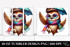 Expressive Baby Owl Tumbler Product Image 1