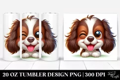 Funny English Spaniel | 20 Oz Tumbler Product Image 1
