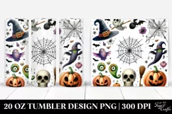 Funny Halloween Clipart COBWEB | 20 oz Tumbler Product Image 1