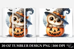 Spooky Baby Owl 20 Oz Tumbler Product Image 1