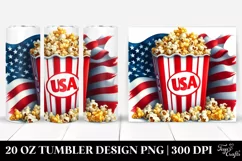 Detailed Popcorn Tumbler | 20 oz Tumbler Product Image 1