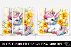 Pastel Baby Unicorn | 20 Oz Tumbler Product Image 1