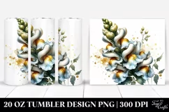 Detailed Glossy Snapdragon | 20 Oz Tumbler Product Image 1