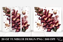 Detailed Glossy Snapdragon | 20 Oz Tumbler Product Image 1