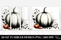 Simple Halloween Image with Pumpkin 20 oz Tumbler Product Image 1